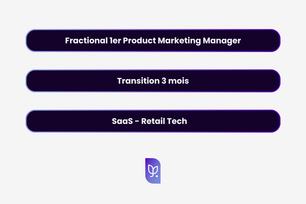 Mission de Fractional Product Marketing Manager