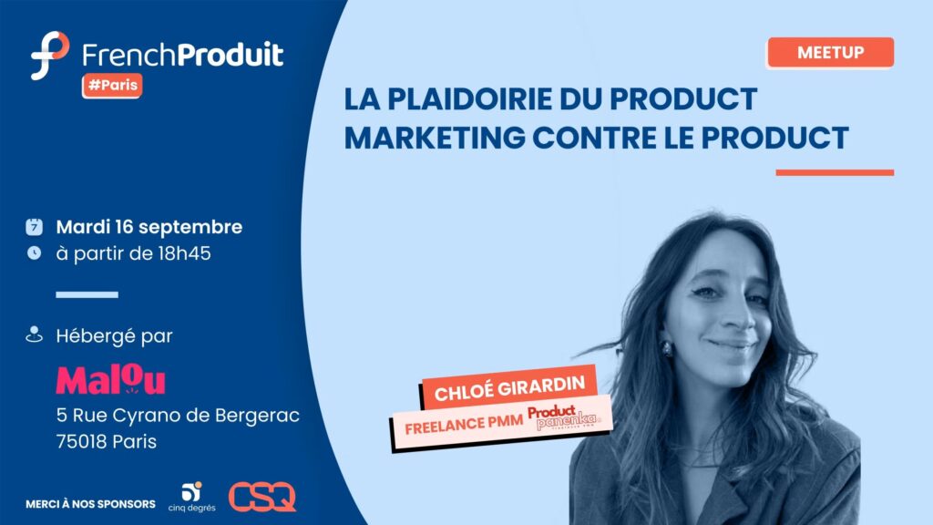 Plaidoirie Product Marketing Intervention Product Marketing vs. product