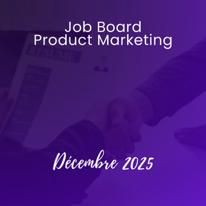 Offre d'emplois Product Marketing décembre 2025