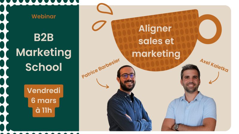 Webinar alignement des équipes sales et marketing