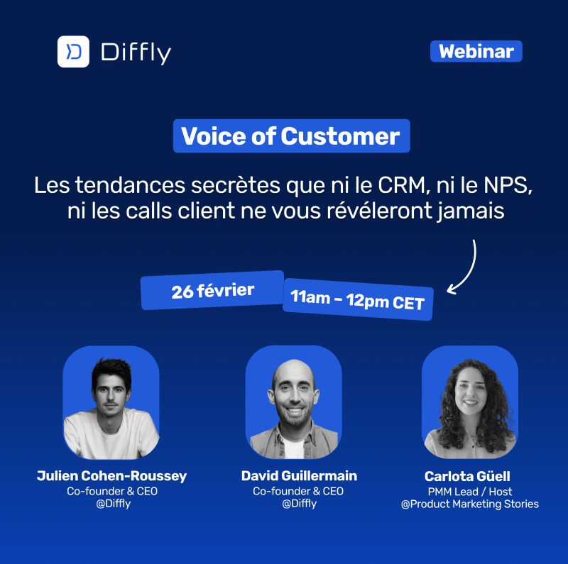 Webinar win-loss analysis et voix du client